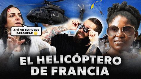 el helicóptero de francia márquez